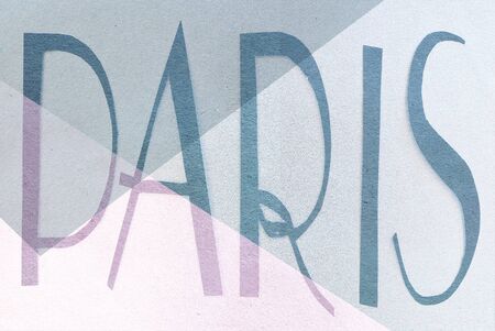 Paris - Vintage Valentine's Day Postcardの写真素材