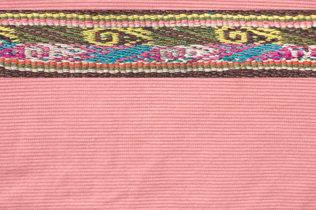 traditional mosaic decoration on textile background