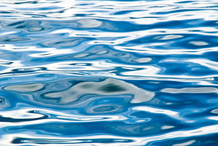 blue water surface - abstract background