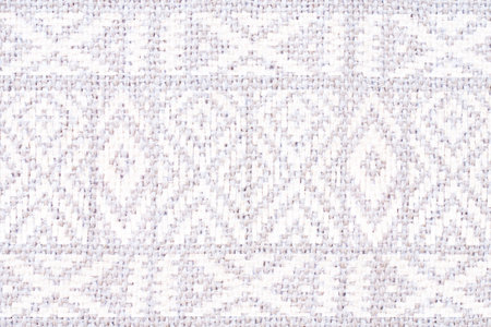 traditional ornament print on textile background