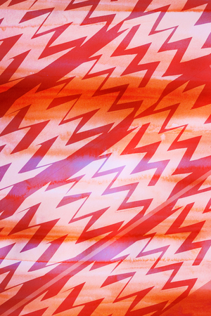 dynamic zigzag pattern - abstract art designの写真素材