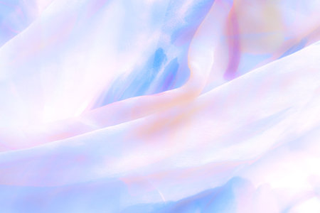 textured fine silk - serenity and rose quartz pastel toneの写真素材