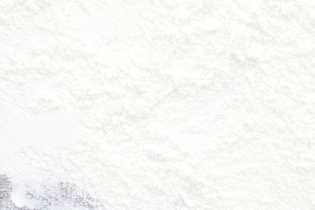 close up of flour - from above - food backgroundの写真素材