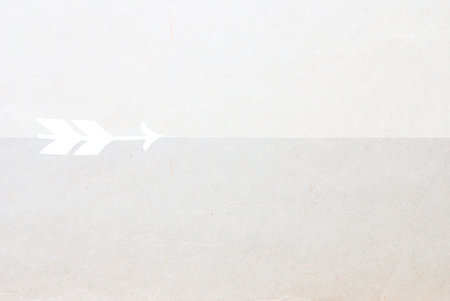 vintage arrow printed on antique  paper texture