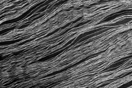 close up of elegant black silk - fashion design - abstract backgroundの写真素材