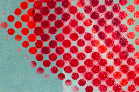 abstract dot background design - geometric shape on textured paperの写真素材