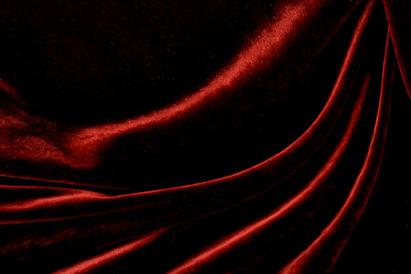 close up of elegant red velvet - fashion design - abstract backgroundの写真素材