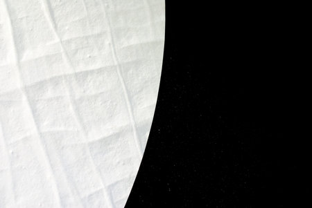 black and white shapes - paper texture - old poster designの写真素材