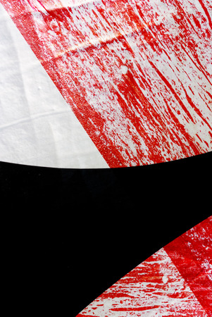 Abstract Background with Old Torn Posters - Graphic Designの写真素材