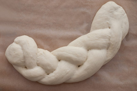 Bread - studio shot from above