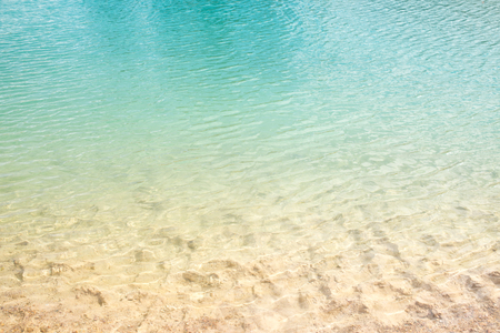 blue water surface - close up of water textureの写真素材