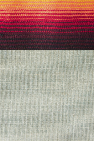 wool and linen textile - fashion background - close up of fabric mixの写真素材