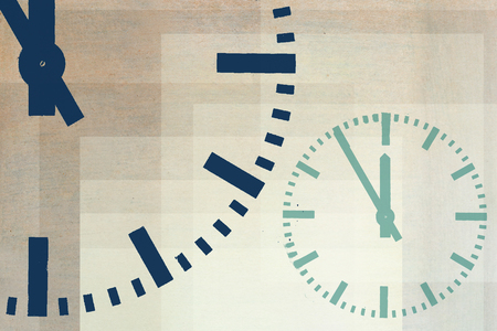 classic clock on abstract background designの写真素材