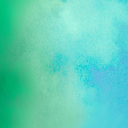 turquoise watercolors on textured paper surface - design element - abstract backgroundの写真素材