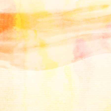 yellow watercolorsの写真素材