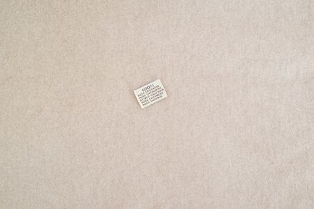 Close up of cashmere Texture - Text space - Label 100% Cashmereの写真素材