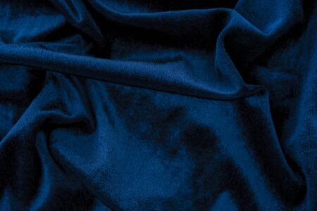 close up of classic blue velvet - trend color 2020 - Color of the Yearの写真素材