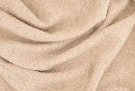 close up of cashmere surface - studio shot from aboveの写真素材