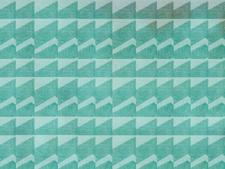 Zig zag design - turquoise and white design element - triangle geometric pattern