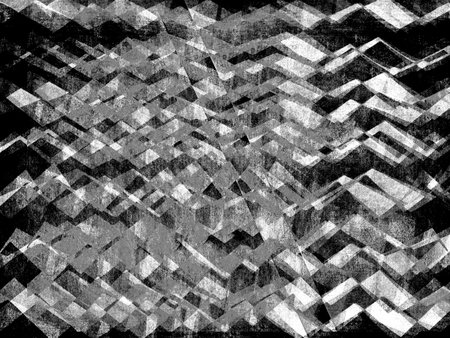 Zig zag design - black design element - triangle geometric patternの写真素材