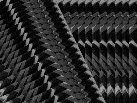 Zig zag design - black design element - triangle geometric patternの写真素材