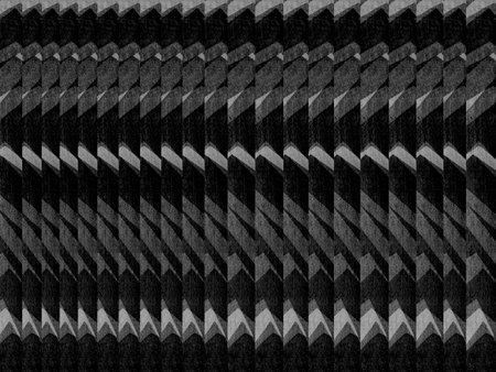 Zig zag design - black design element - triangle geometric patternの写真素材