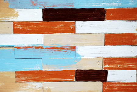 Colorful wood board