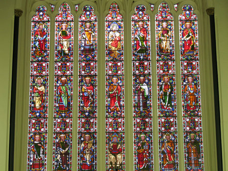 A Close up of a Church window.のeditorial素材