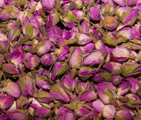 background of turkish traditional rose teaの写真素材