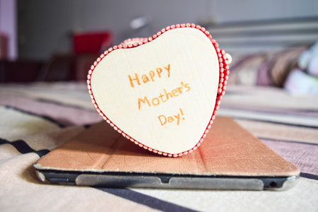 heart box on mothers day conceptの写真素材