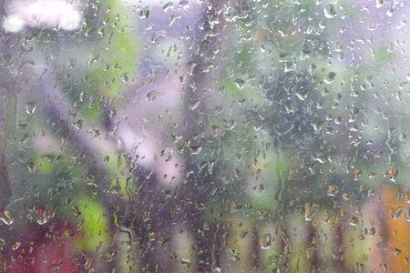 rain drops on clear window