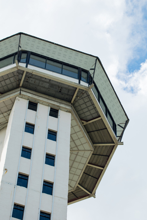 Chalermprakiat Tower,keoklangnam in SISAKET,THAILAND 2016の写真素材