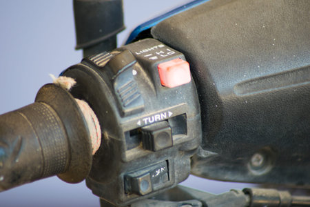 old light button on motorcycle