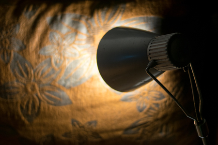 lamp light with shadowの写真素材
