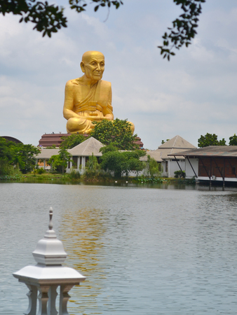 Great Buddha of Thailand, Big Buddha statue in Thailandの写真素材