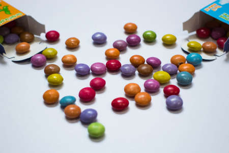 Colorful candyの写真素材