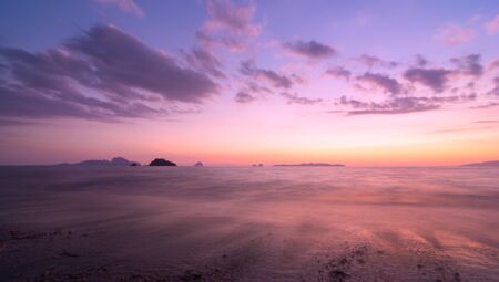 View of Landscape twilight in Southern region And have an island 2019の写真素材
