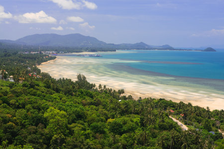 Landscape of Samui island in thailand