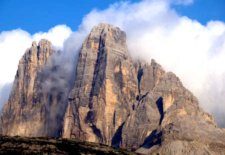 Lavaredo's peaksの写真素材