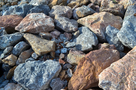 Stones on the ground