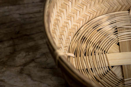 wicker textureの写真素材