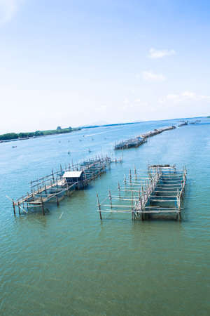 Scenic fishing village , Laem Sing , Chanthaburi, Thailandの写真素材