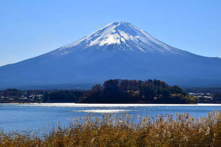Fuji mountain in Japanの写真素材