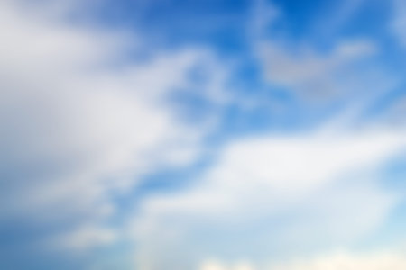 Cloudy blue sky , abstract backgroundの写真素材