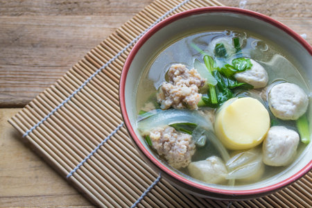 Thailand food, broth, soupの写真素材