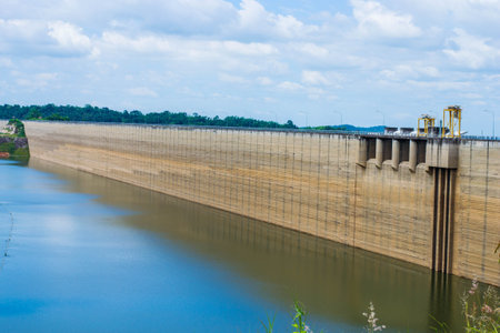 Dam in Thailandの写真素材