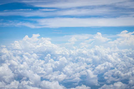 clouds and blue skyの写真素材