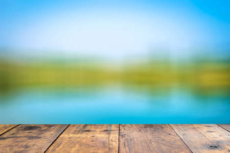 wood floor and abstract backgroundの写真素材