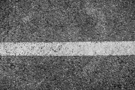 Asphalt with white road lineの写真素材