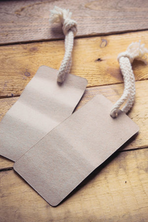 Blank price tagの写真素材